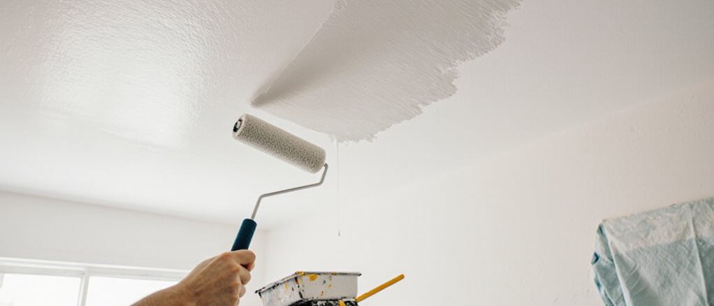 Tipps für makelloses Streichen der Decke
