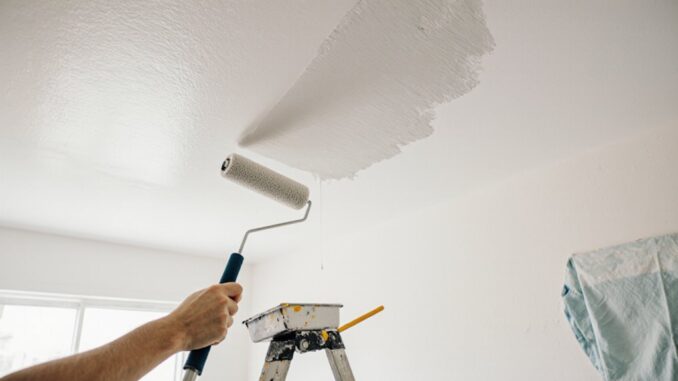 Tipps für makelloses Streichen der Decke