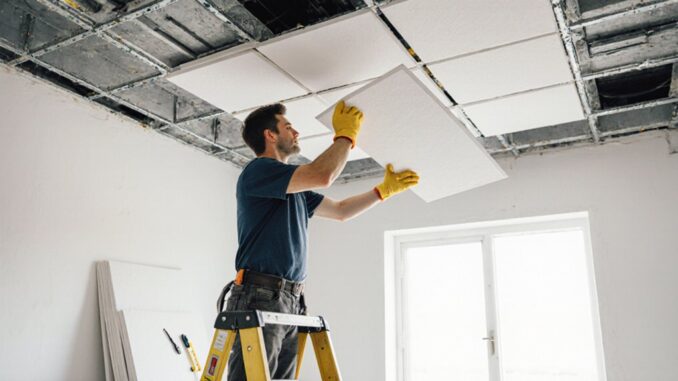 Anleitung zur Installation von Deckenpaneelen