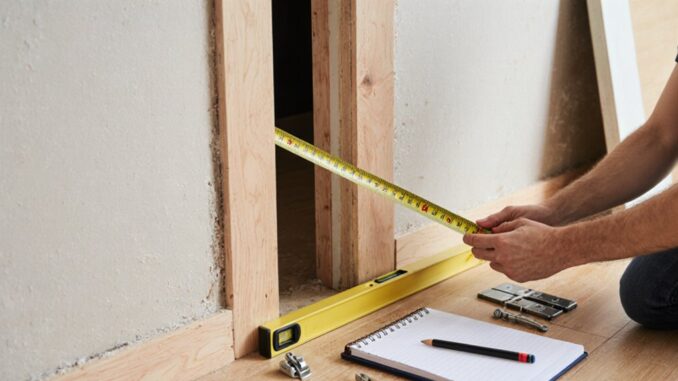 ausmessen und Installation planen