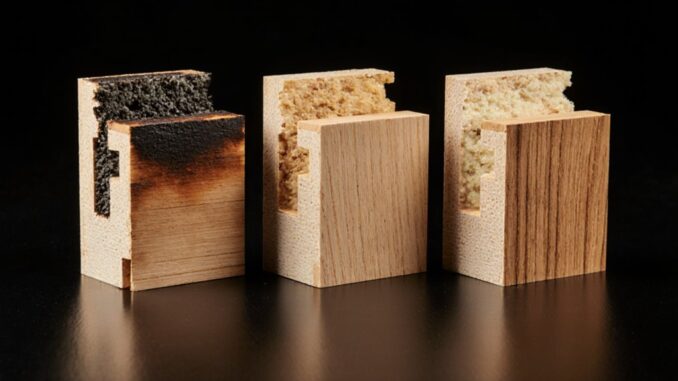 Brandschutzklassen für Holz