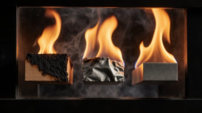 Brandschutz von Holz vs. Aluminium vs. Stahl